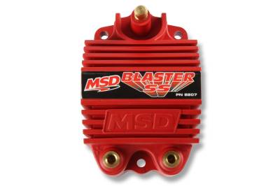 MSD 8207 Blaster SS E Core Coil used with MSD 6-Series Ignition Boxes