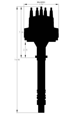 MSD - MSD 85551 SBC BBC Pro Billet Aluminum Distributor Small and Big Block Chevy V8 - Image 4