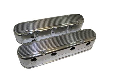 Assault Racing Products - Chevy LS1 LS6 Polished Aluminum 2pc Finned Valve Covers LS2 LS7 LS3 LSX 6.0 KMJ JM8082-2P - Image 3