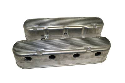 Assault Racing Products - Chevy LS1 LS6 Satin Aluminum 2pc Finned Valve Covers LS2 LS7 LS3 LSX 6.0 KMJ JM8082-2 - Image 4