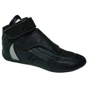BLACK Velocita Sprint Driving Racing Shoes SFI Leather/Nomex Size 7