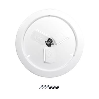 Dirt Defender  Vented Wheel Cover - White
