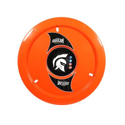 Dirt Defender Non-Vented Wheel Cover - Neon Orange