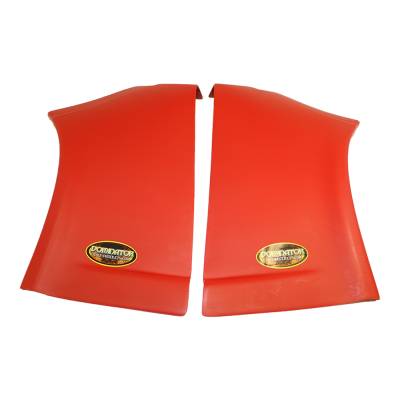 Dominator Race Products 2019 Camaro SS Stock Car Nose Fender Extensions - Red