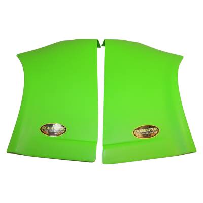 Dominator Race Products 2019 Camaro SS Stock Car Nose Fender Extensions - Xtreme Green 