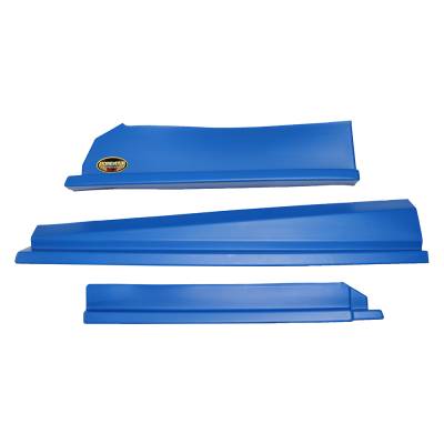 Dominator Race Products - Dominator Race Products 3 Piece Aero Valance Kit - Blue - Image 3