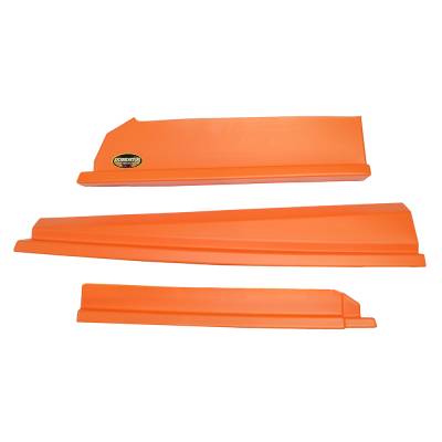 Dominator Race Products - Dominator Race Products 3 Piece Aero Valance Kit - Orange - Image 3