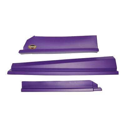 Dominator Race Products - Dominator Race Products 3 Piece Aero Valance Kit - Purple - Image 3