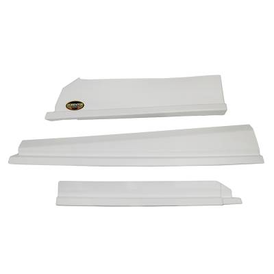 Dominator Race Products - Dominator Race Products 3 Piece Aero Valance Kit - White - Image 3
