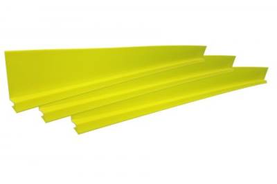Dominator Race Products 3PC Rocker Panels - Flo Yellow