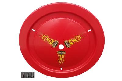 Dominator Race Products Ultimate 15" Wheel Cover - Red