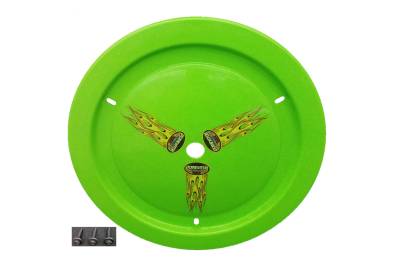 Dominator Race Products Ultimate 15" Wheel Cover - Xtreme Green