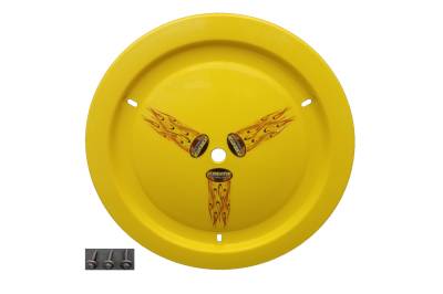 Dominator Race Products Ultimate 15" Wheel Cover - Yellow