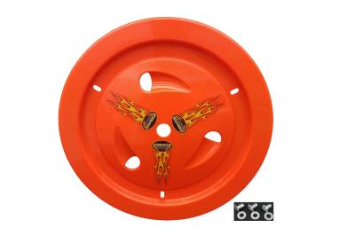 Dominator Race Products Vented Ultimate 15" Wheel Cover - Flo Orange
