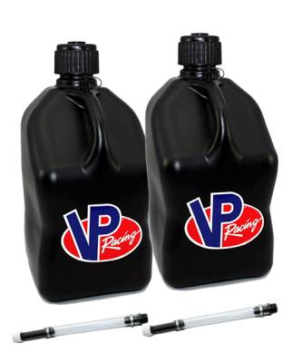 2-5 Gallon Race Fuel Jugs with 2 Hoses