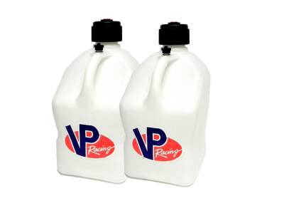 VP Fuel Square 2 Pack  5 Gallon Race Fuel Jugs - WHITE