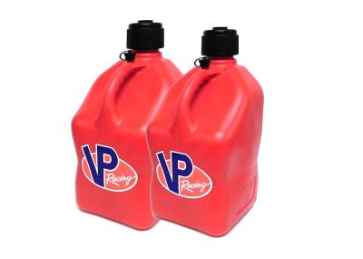 VP Fuel Square 2 Pack  5 Gallon Race Fuel Jugs - RED