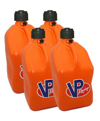 VP Racing 4-Pack Square Fuel Jugs - ORANGE