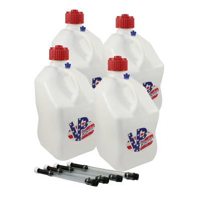4-5 Gallon Race Fuel Jugs with 4 Hoses