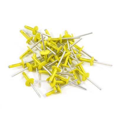 Assault Racing Products LARGE HEAD EXPLODING Rivets - YELLOW
