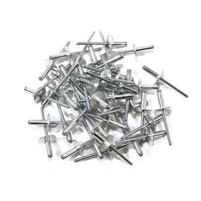 Assault Racing Products LARGE HEAD Rivets - Mill Finish