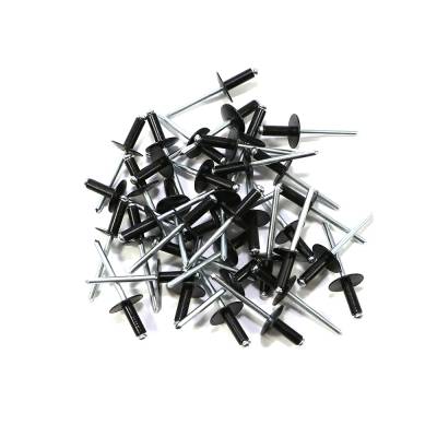 Assault Racing Products LARGE HEAD Rivets - Black