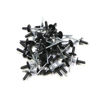 Assault Racing Products LARGE HEAD Rivets - Flat Black