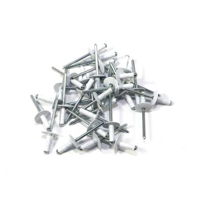 Assault Racing Products MULTI-GRIP LARGE HEAD Rivets - White