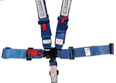 Assault Racing Five Point Safety Harness Seat Belt 2026 SFI Date - Blue