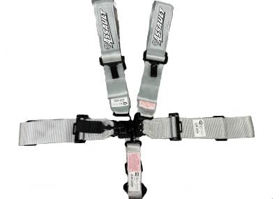 Assault Racing Five Point Safety Harness Seat Belt 2026 SFI Date - Silver