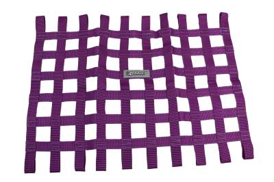 Assault Racing Products Ribbon Style Window Net - Purple