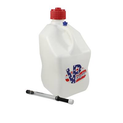VP Racing 5 Gallon Square Fuel Jug + 1 Filler Hose - PATRIOT