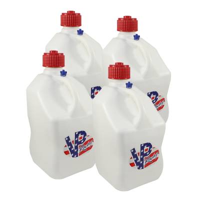 VP Racing 4-Pack Square Fuel Jugs - PATRIOT