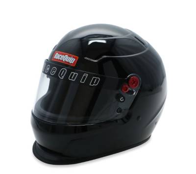 RaceQuip Pro 2025 Helmet Gloss BLACK - 3X-Large