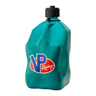 VP Racing Square Racing Fuel Jug 5 Gallon - CARIBBEAN BLUE