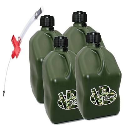 4 VP Racing Square Fuel Jug with Trigger Hose -CAMO