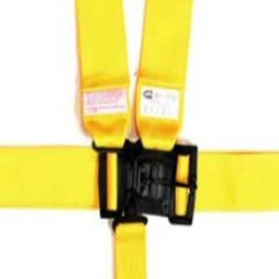 Racequip - Racequip YELLOW 5 Point 16.1 SFI Latch & Link Belt Set - Image 2
