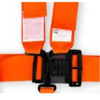 Racequip - Racequip ORANGE 5 Point 16.1 SFI Latch & Link Belt Set - Image 2
