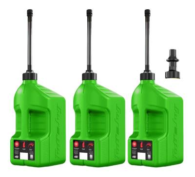 Tuff Jug Utility Jug - 3 Pack - 5 Gallon Tuff Jug Utility Container with Auto Stop Spout and ONE Ripper Nozzle